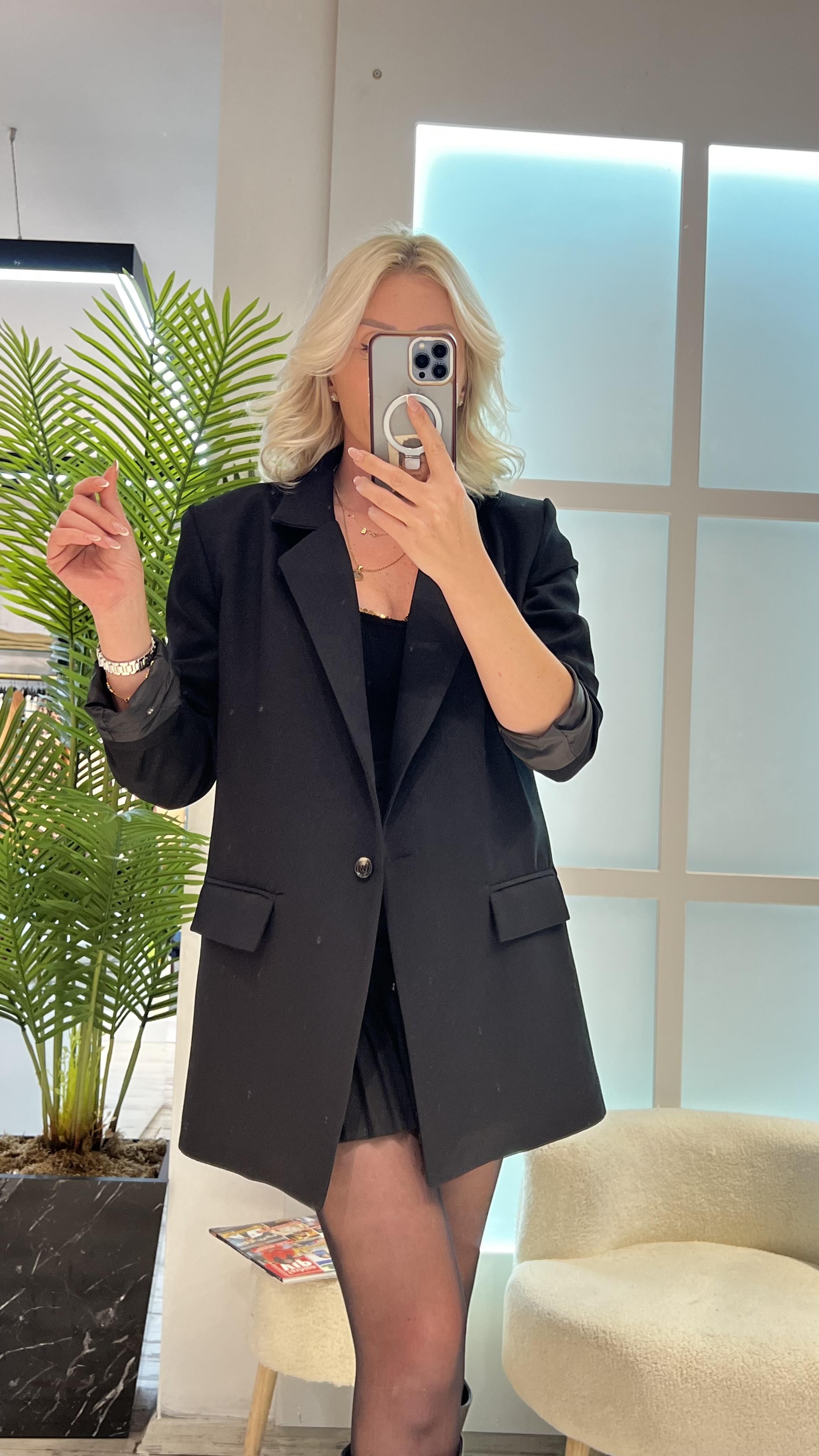 ROS SİYAH BLAZER CEKET