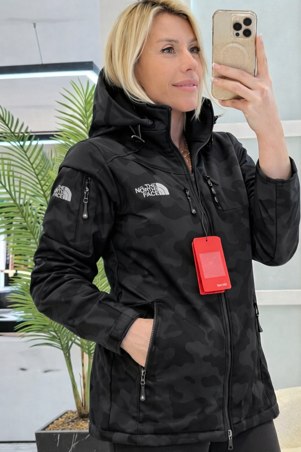 SİYAH KAMUFLAJ CEKET