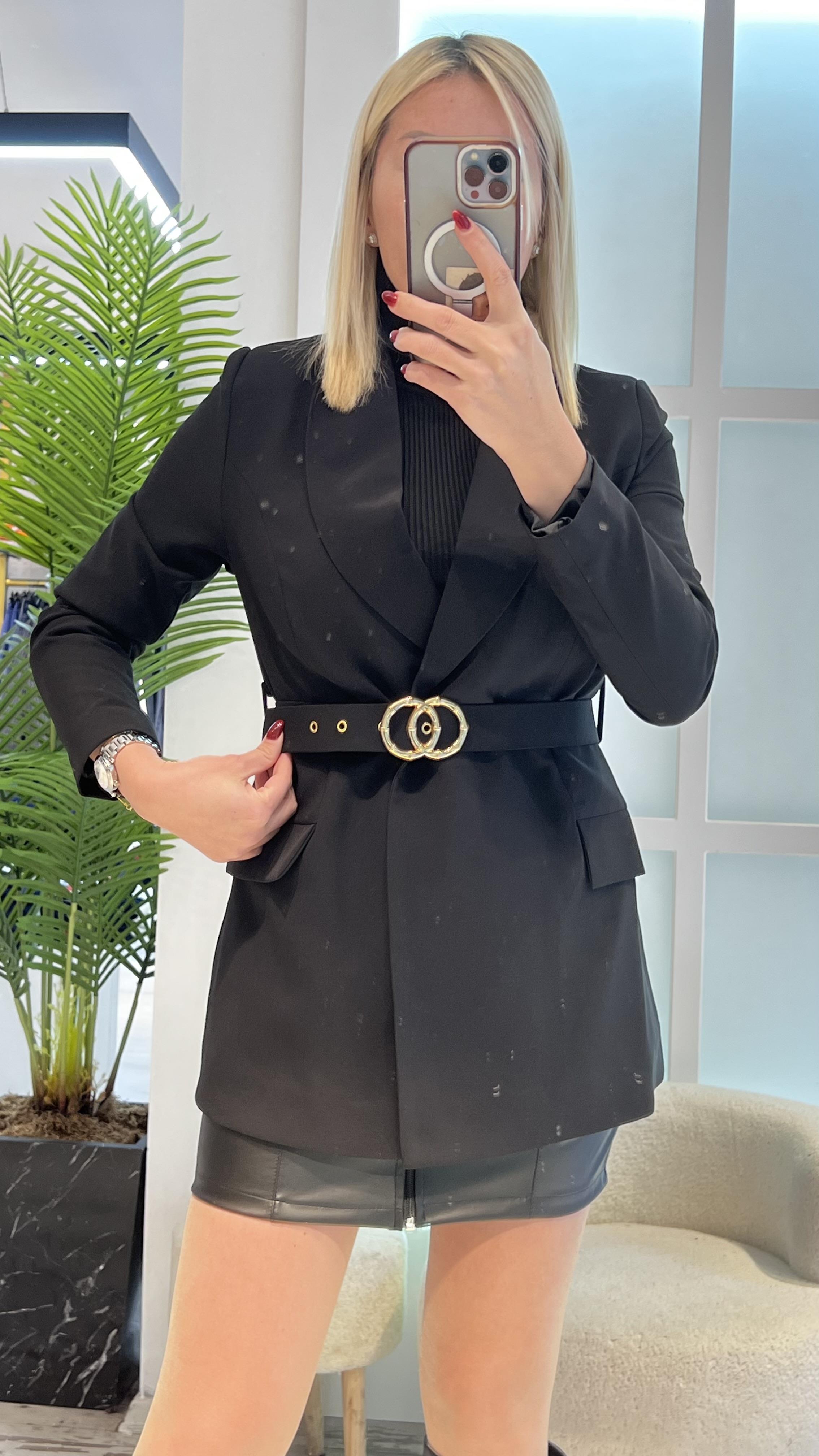 SUNTY SİYAH BLAZER CEKET