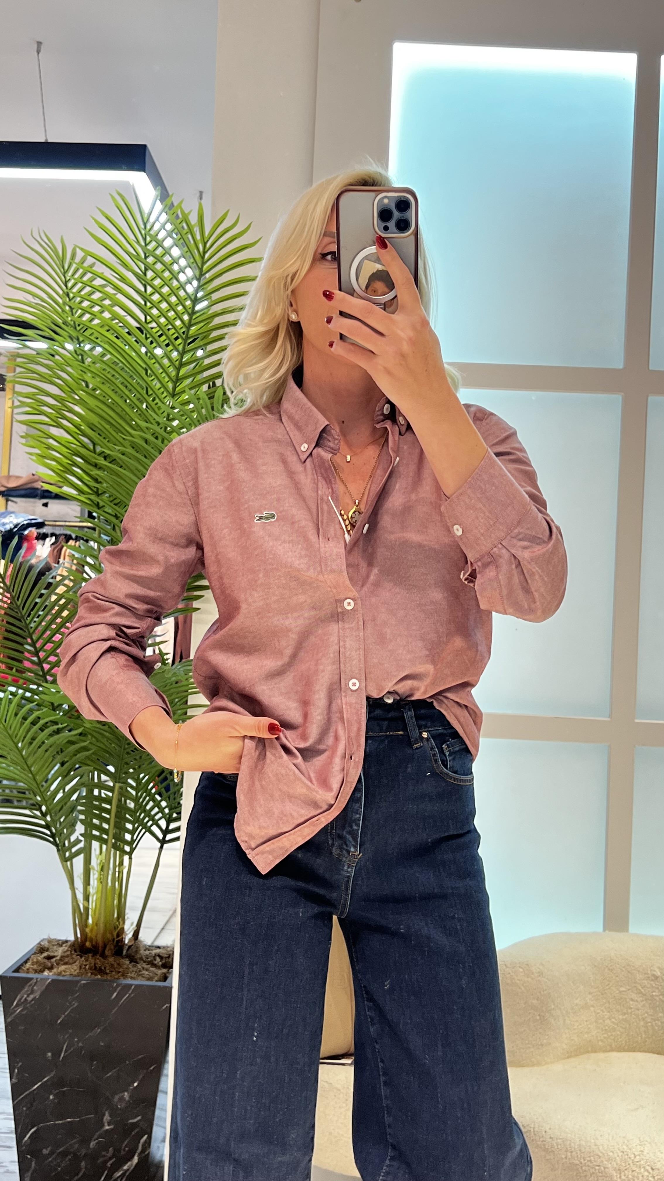 TRUE LAGOSTE MÜRDÜM GÖMLEK