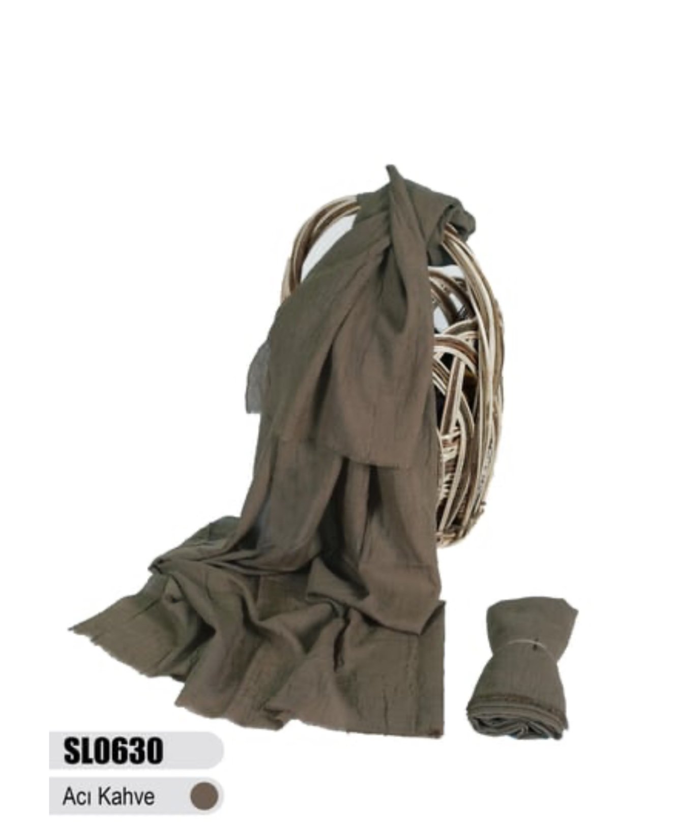 Bambu Kraş Şal Soft Kahve