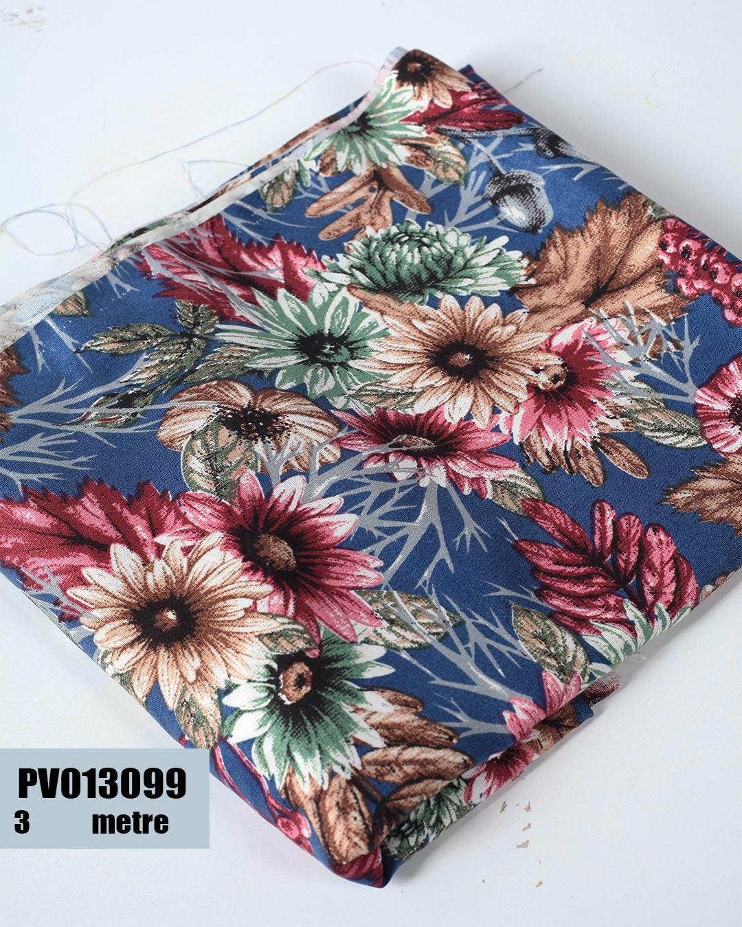 Dar En Pamuk Viskon Parça Kumaş PV013099-3099PV013099