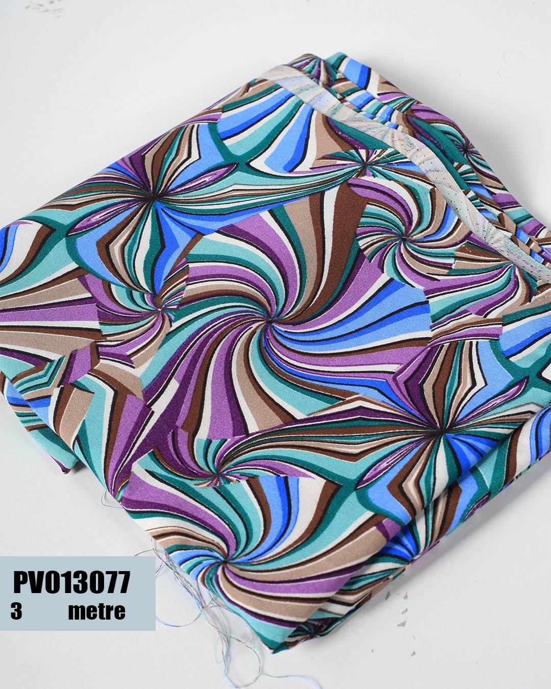 Dar En Pamuk Viskon Parça Kumaş PV013077-3077PV013077