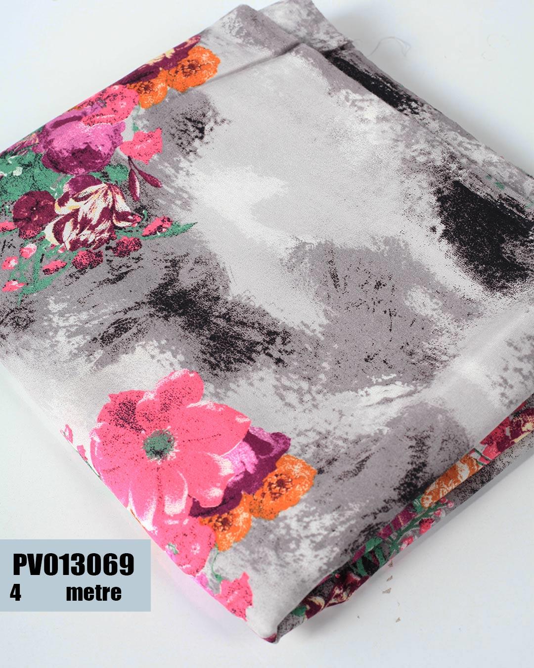 Dar En Pamuk Viskon Parça Kumaş PV013069-3069PV013069