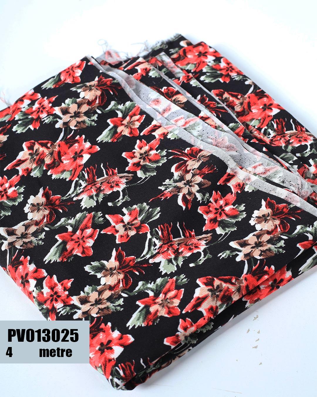 Dar En Pamuk Viskon Parça Kumaş PV013025-3025PV013025