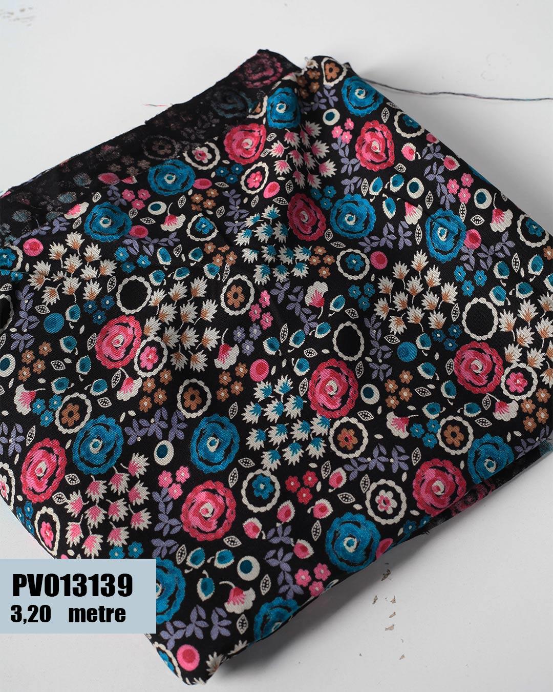 Dar En Pamuk Viskon Parça Kumaş PV013139-3139PV013139