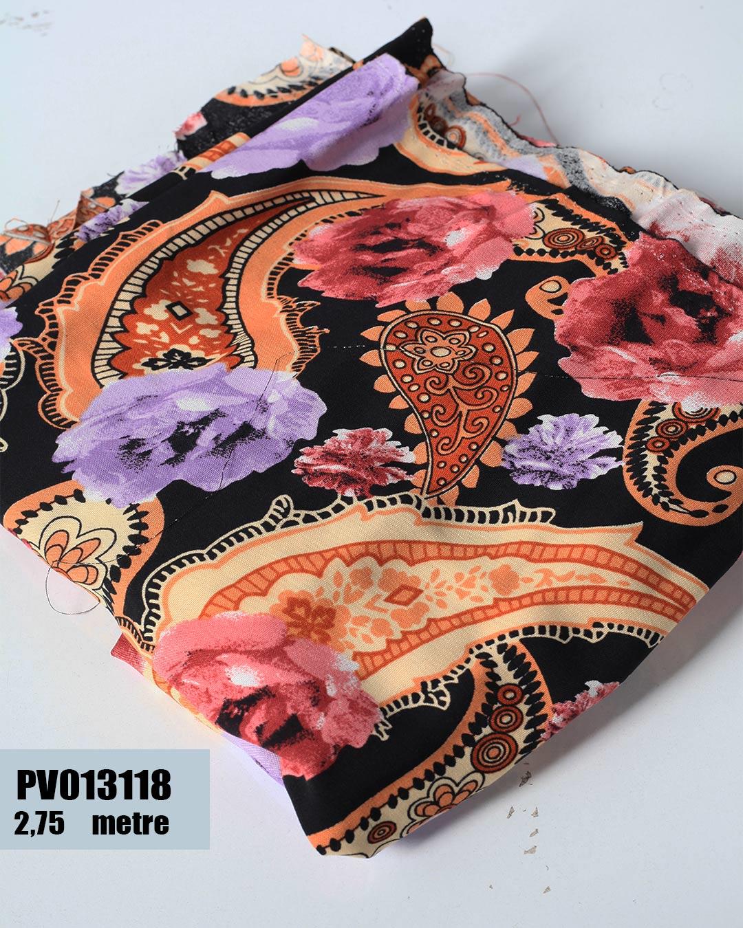 Dar En Pamuk Viskon Parça Kumaş PV013118-3118PV013118