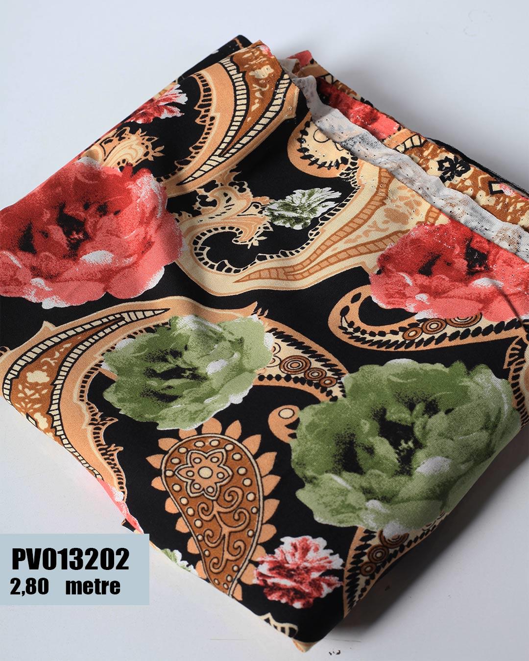 Dar En Pamuk Viskon Parça Kumaş PV013202-3202PV013202