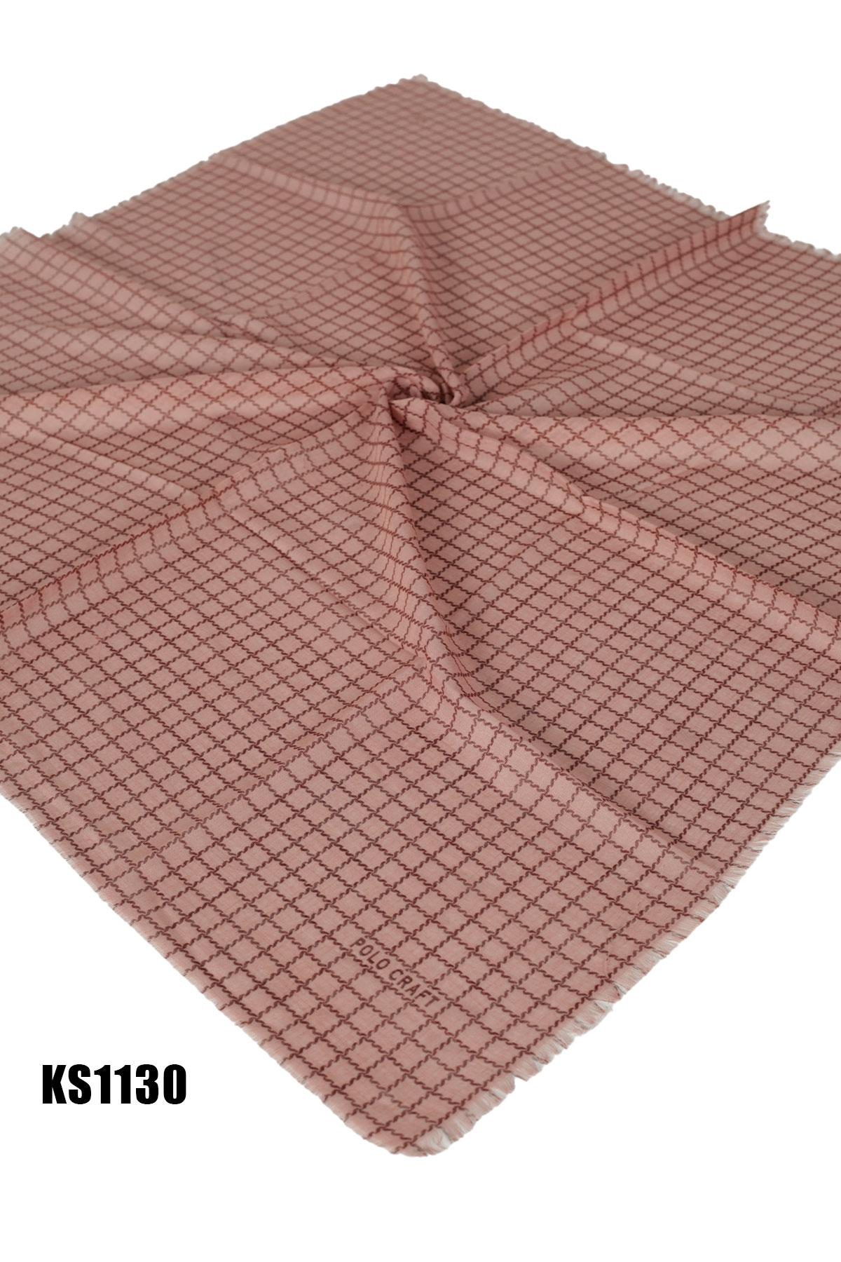 Desenli Flamlı Eşarp 100*100cm KS1130-1023KS1130