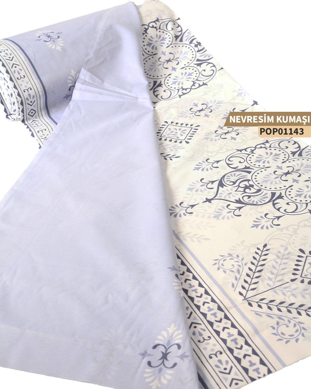 DESENLİ Poplin Nevresim Kumaşı En 240 cm-POP01143-143POP01143