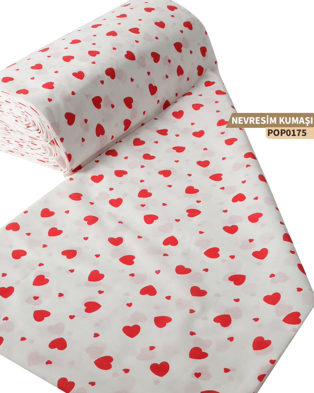 DESENLİ Poplin Nevresim Kumaşı En 240 cm-POP0175-75POP0175