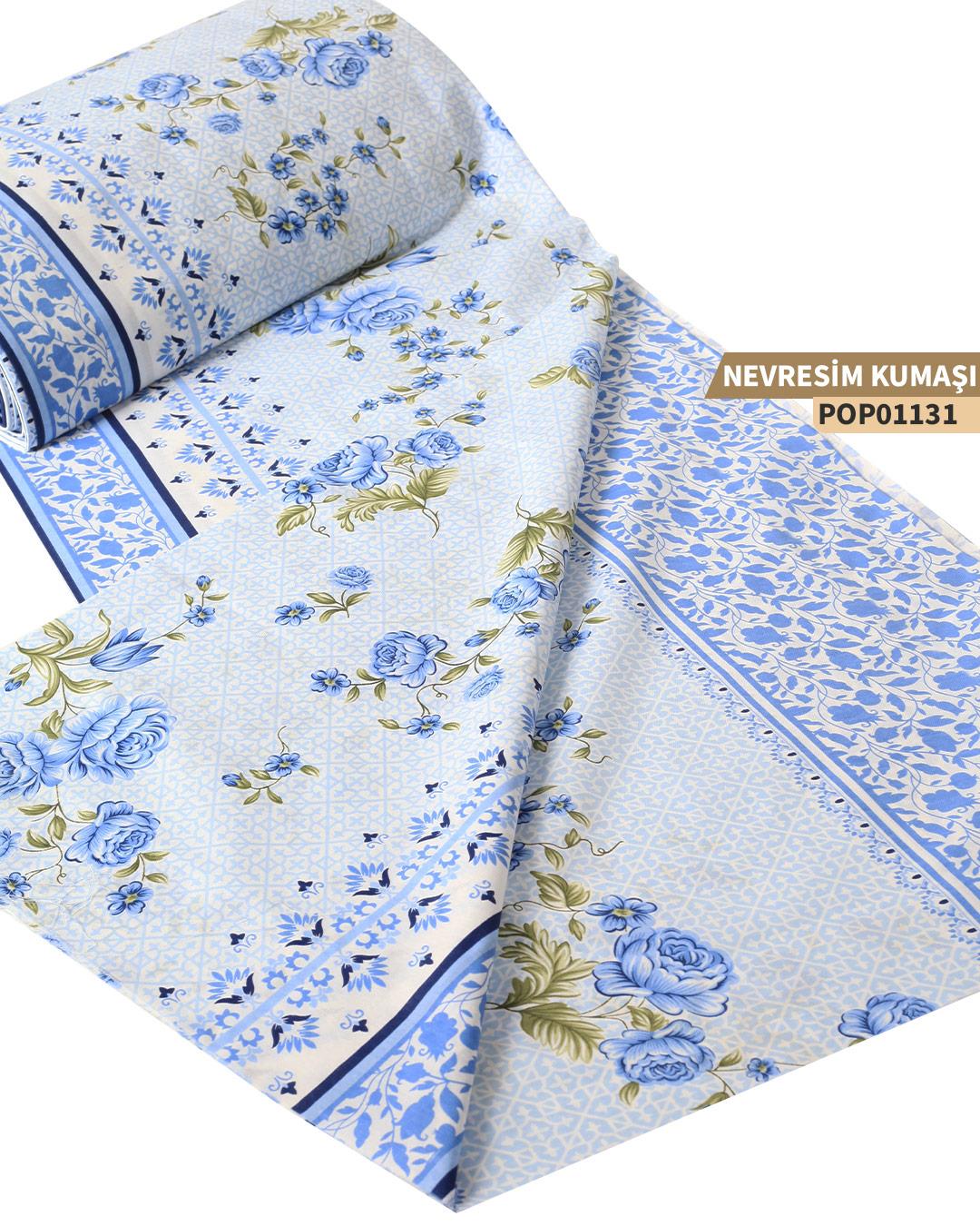 DESENLİ Poplin Nevresim Kumaşı En 240 cm-POP01131-131POP01131