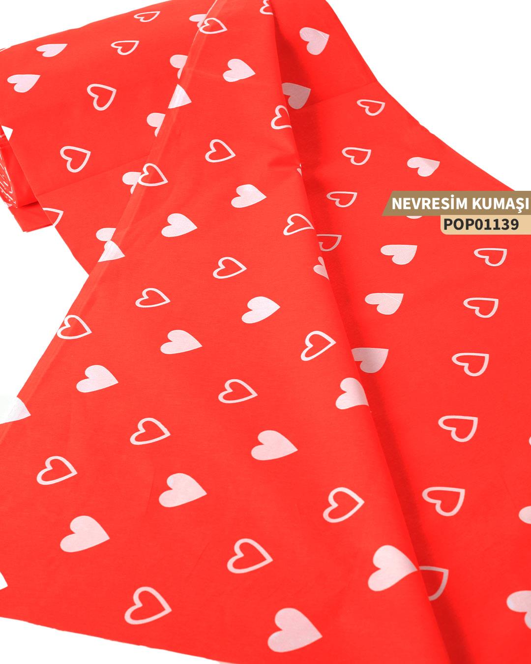 DESENLİ Poplin Nevresim Kumaşı En 240 cm-POP01139-139POP01139