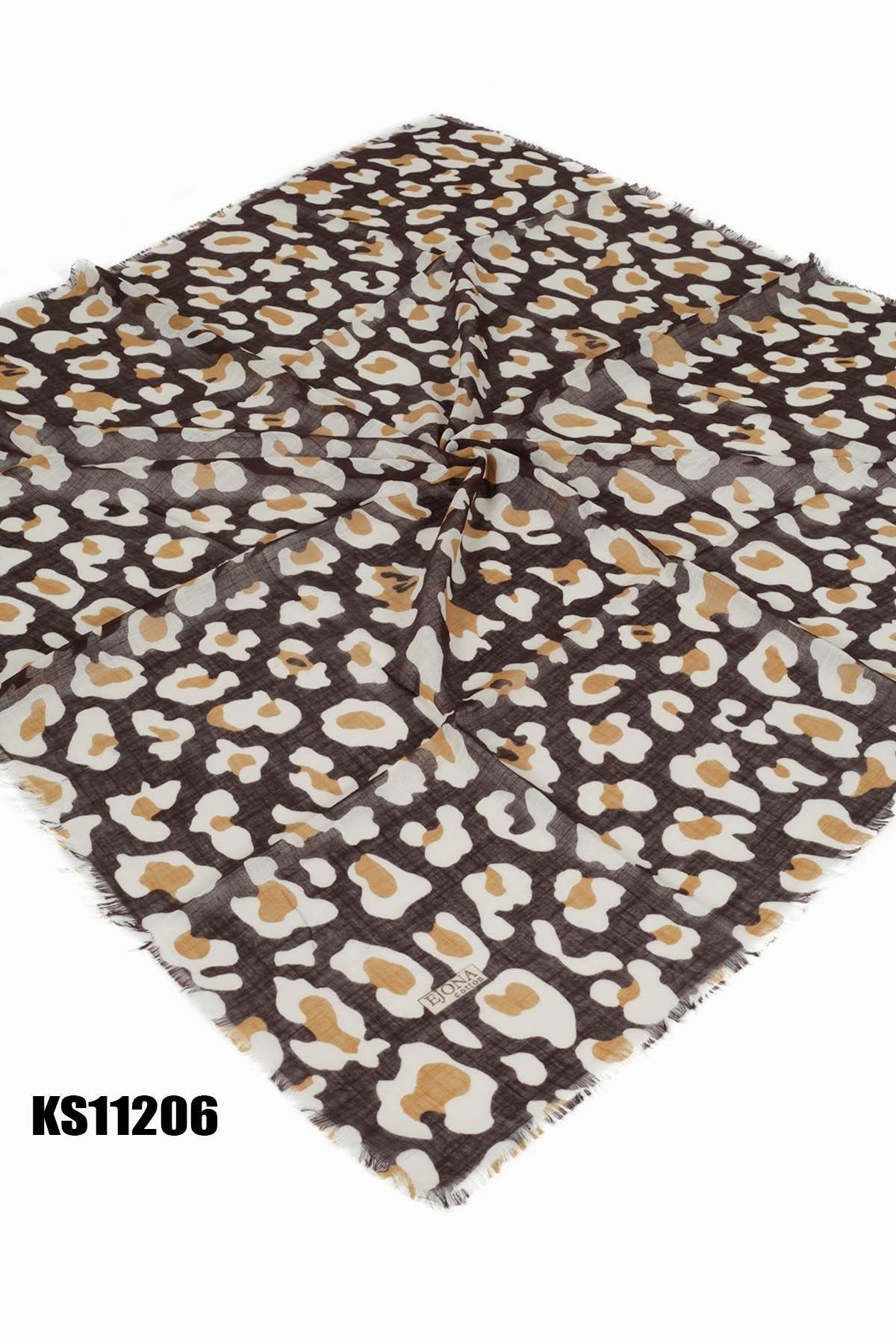 Ejona Desenli Flamlı Eşarp KS11206-5706KS11206-5706