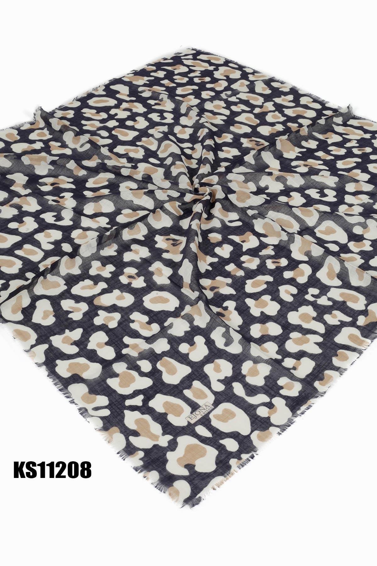 Ejona Desenli Flamlı Eşarp KS11208-5708KS11208-5708