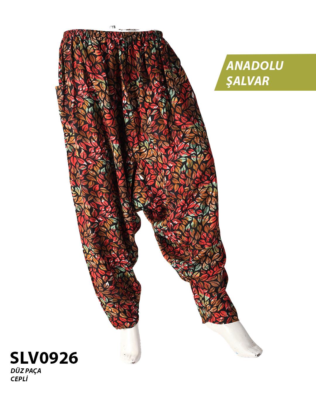 Viskon Düz Palça Anadolu Şalvar (Cepli) SLV0926-11510SLV0926