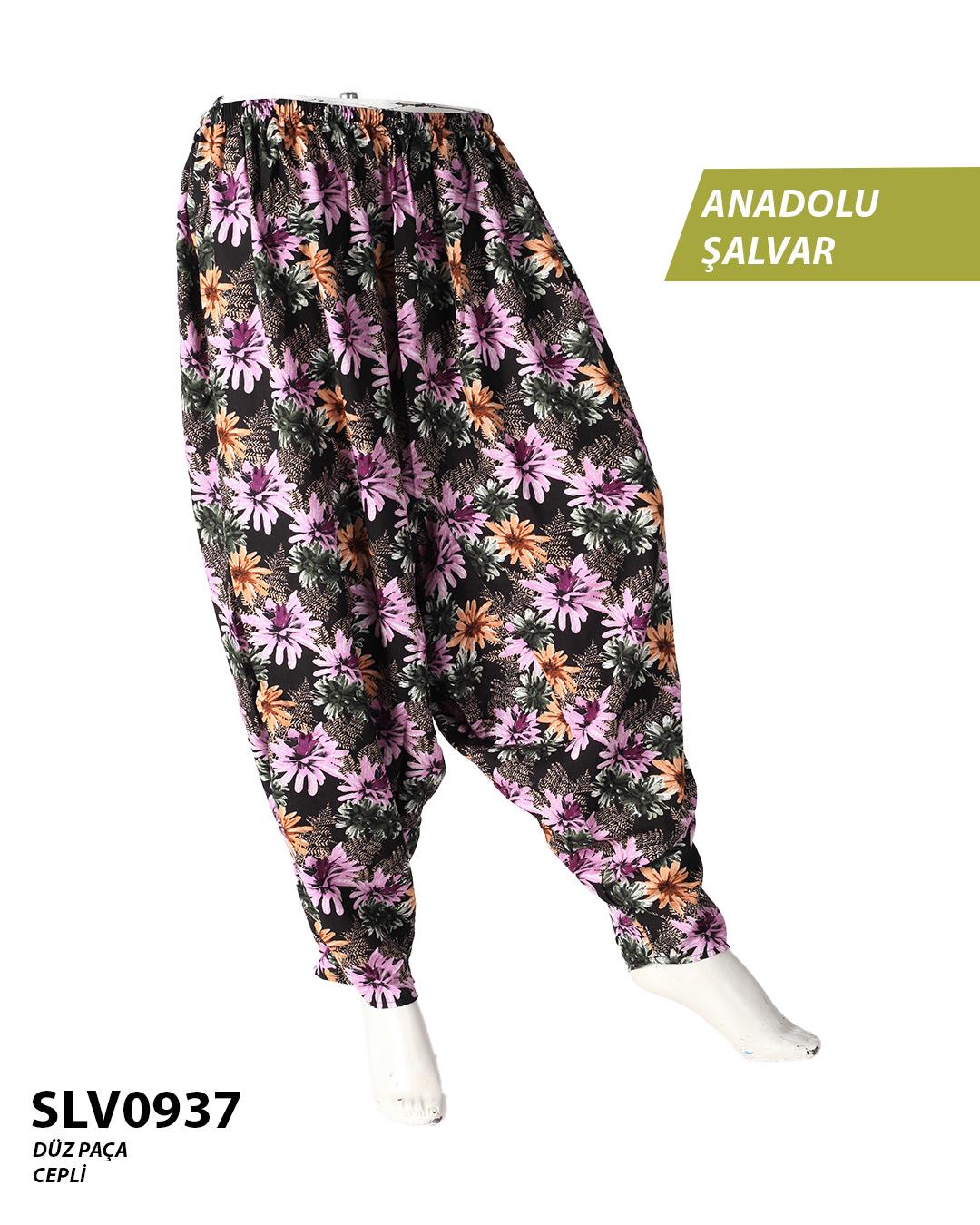 Viskon Düz Palça Anadolu Şalvar (Cepli) SLV0937-11803SLV0937