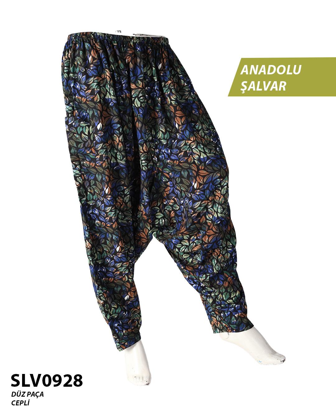 Viskon Düz Palça Anadolu Şalvar (Cepli) SLV0928-11603SLV0928