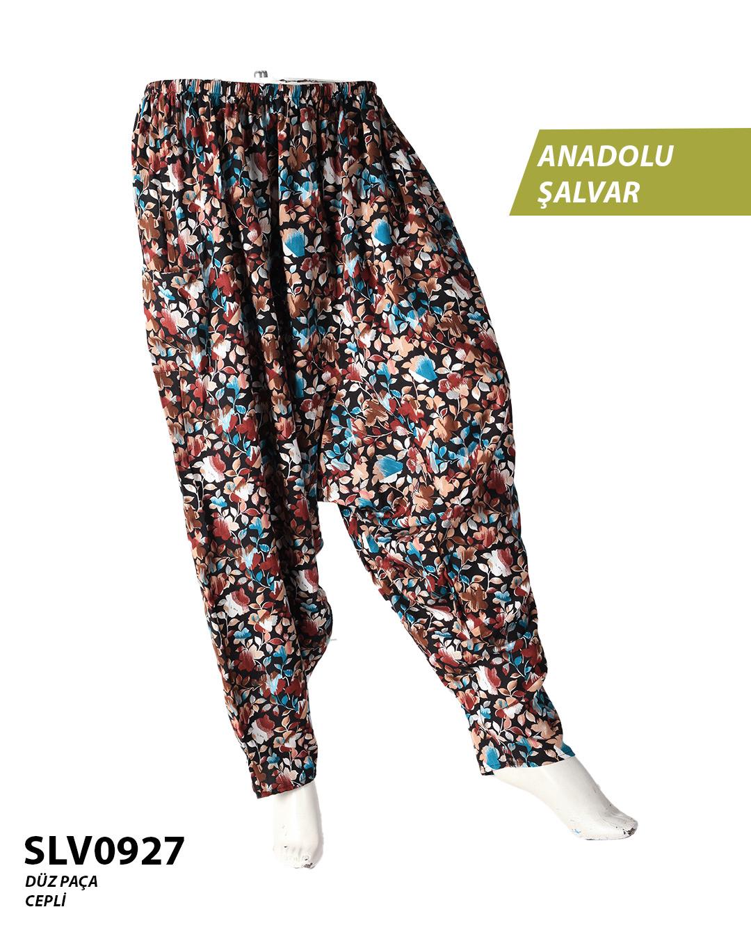 Viskon Düz Palça Anadolu Şalvar (Cepli) SLV0927-11601SLV0927