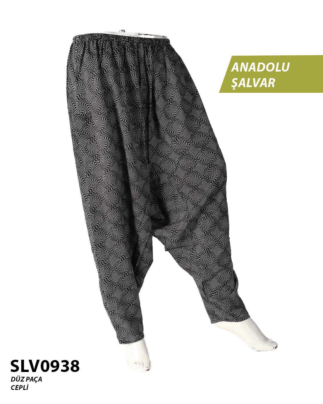 Viskon Düz Palça Anadolu Şalvar (Cepli) SLV0938-11808SLV0938