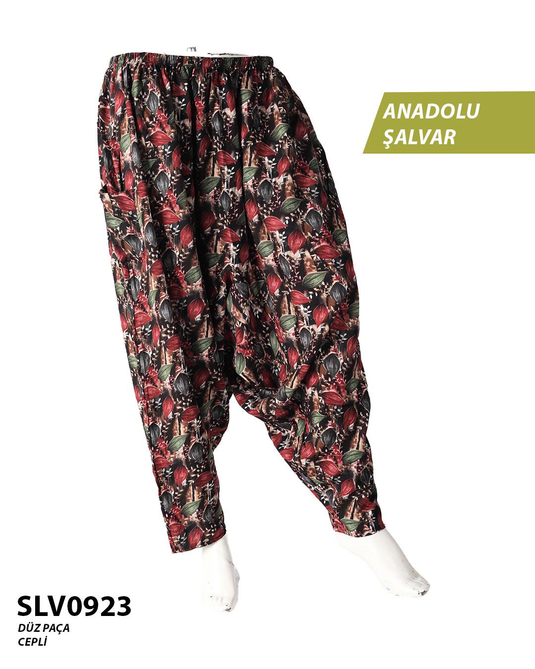 Viskon Düz Palça Anadolu Şalvar (Cepli) SLV0923-11504SLV0923