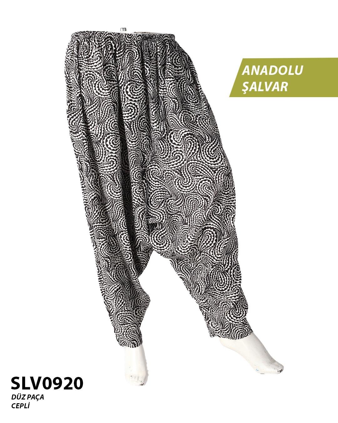 Viskon Düz Palça Anadolu Şalvar (Cepli) SLV0920-11309SLV0920