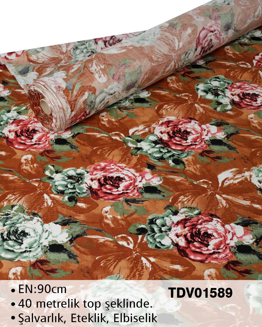 Yeni Sezon Dar En Pamuk Viskon Top Kumaş TDV01589TDV01589