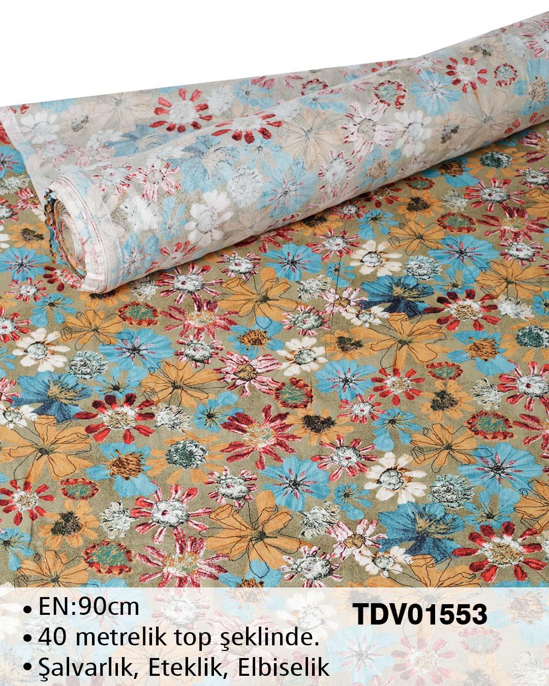 Yeni Sezon Dar En Pamuk Viskon Top Kumaş TDV01553TDV01553