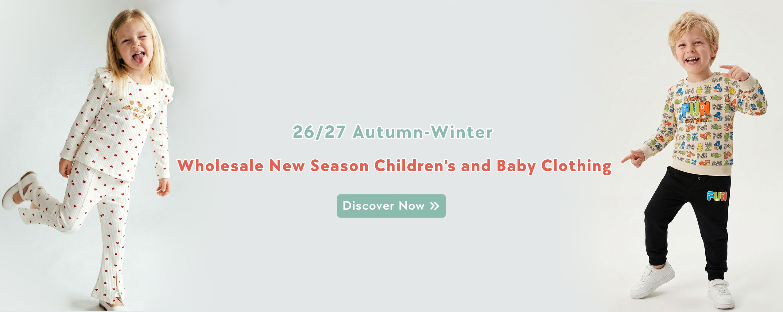 Discover the 26/27 Autumn-Winter collection of children's and baby clothing from Breeze at wholesale prices!