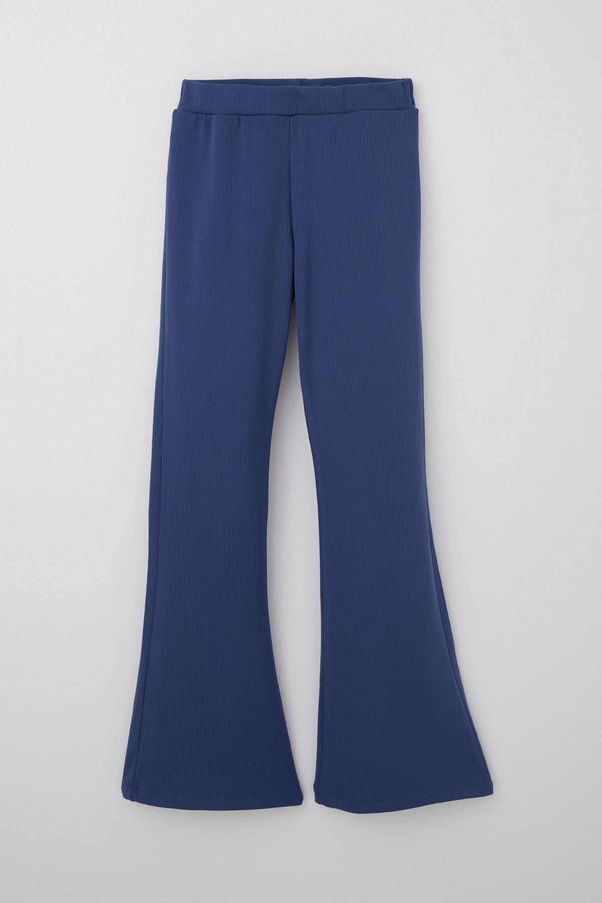 Breeze Kız Çocuk Tayt Basic İspanyol Paça İndigo (9-14 Yaş)