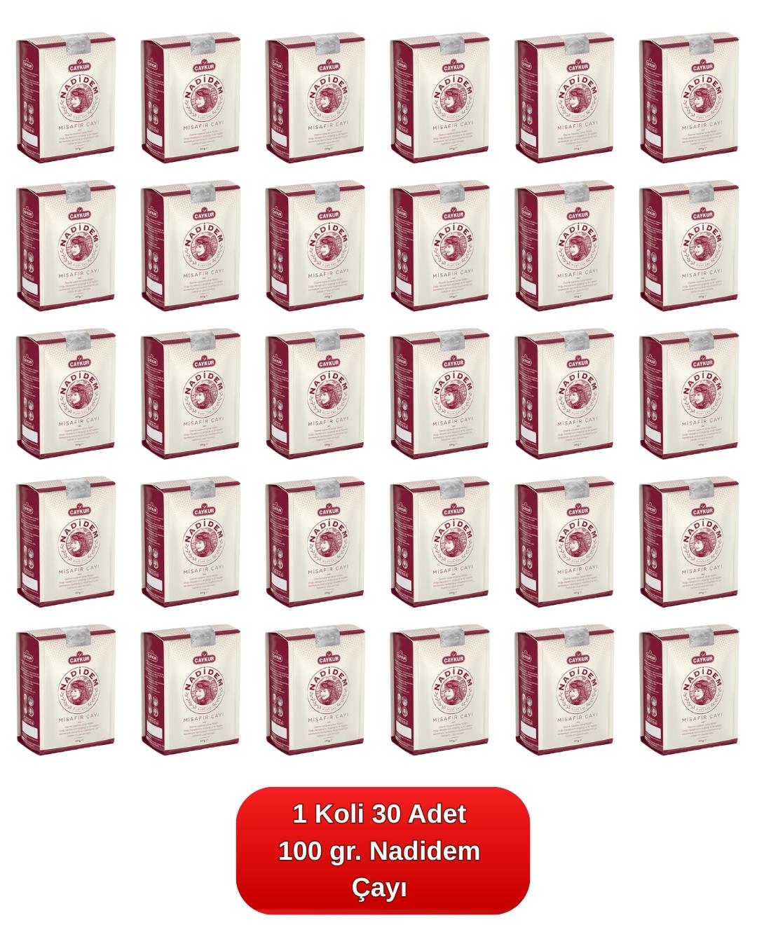  NADİDEM Misafir Çayı 100 gr. 30'lu Koli 