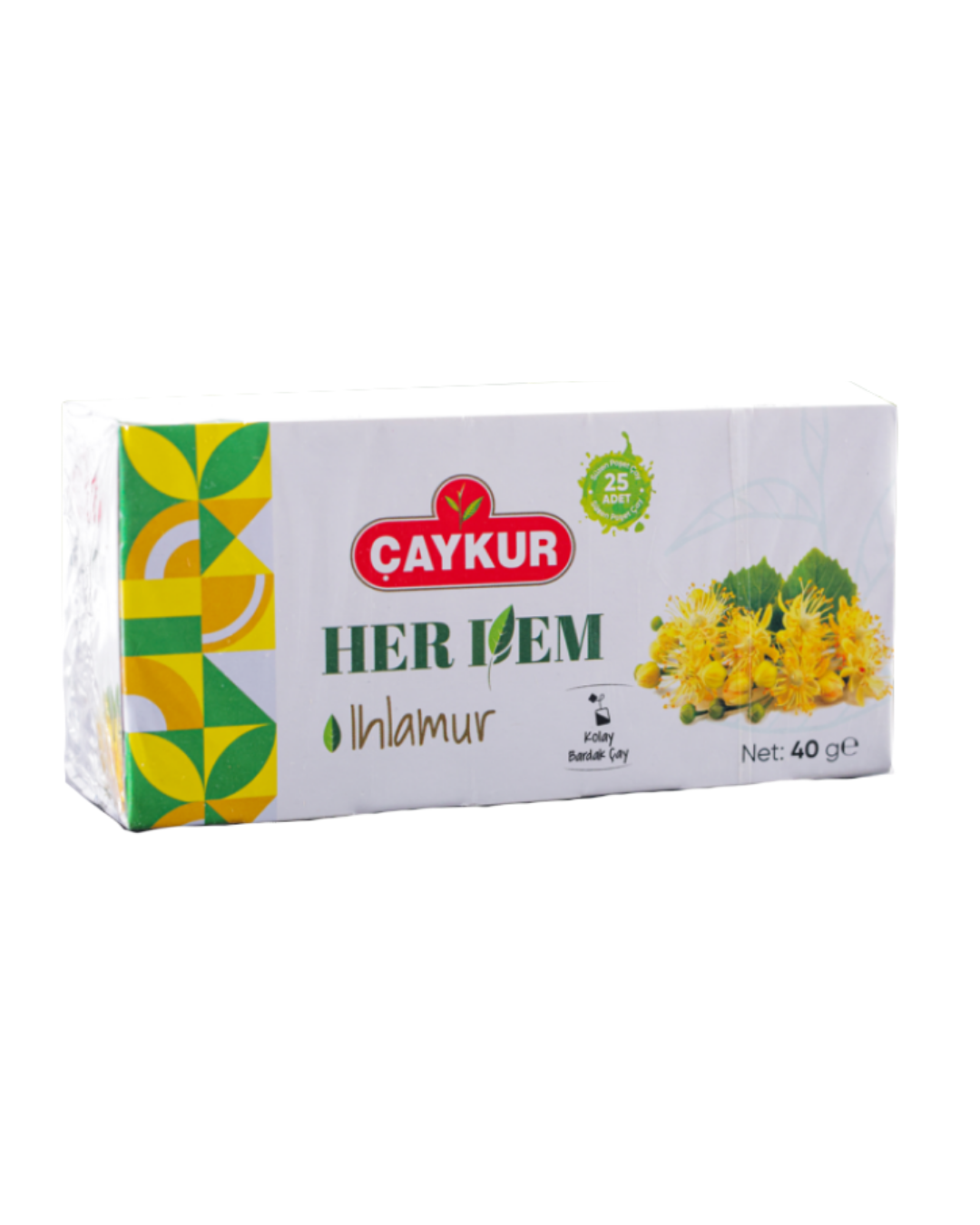 ÇAYKUR Herdem Yeşil Süzen Poşet Ihlamur 40 gr