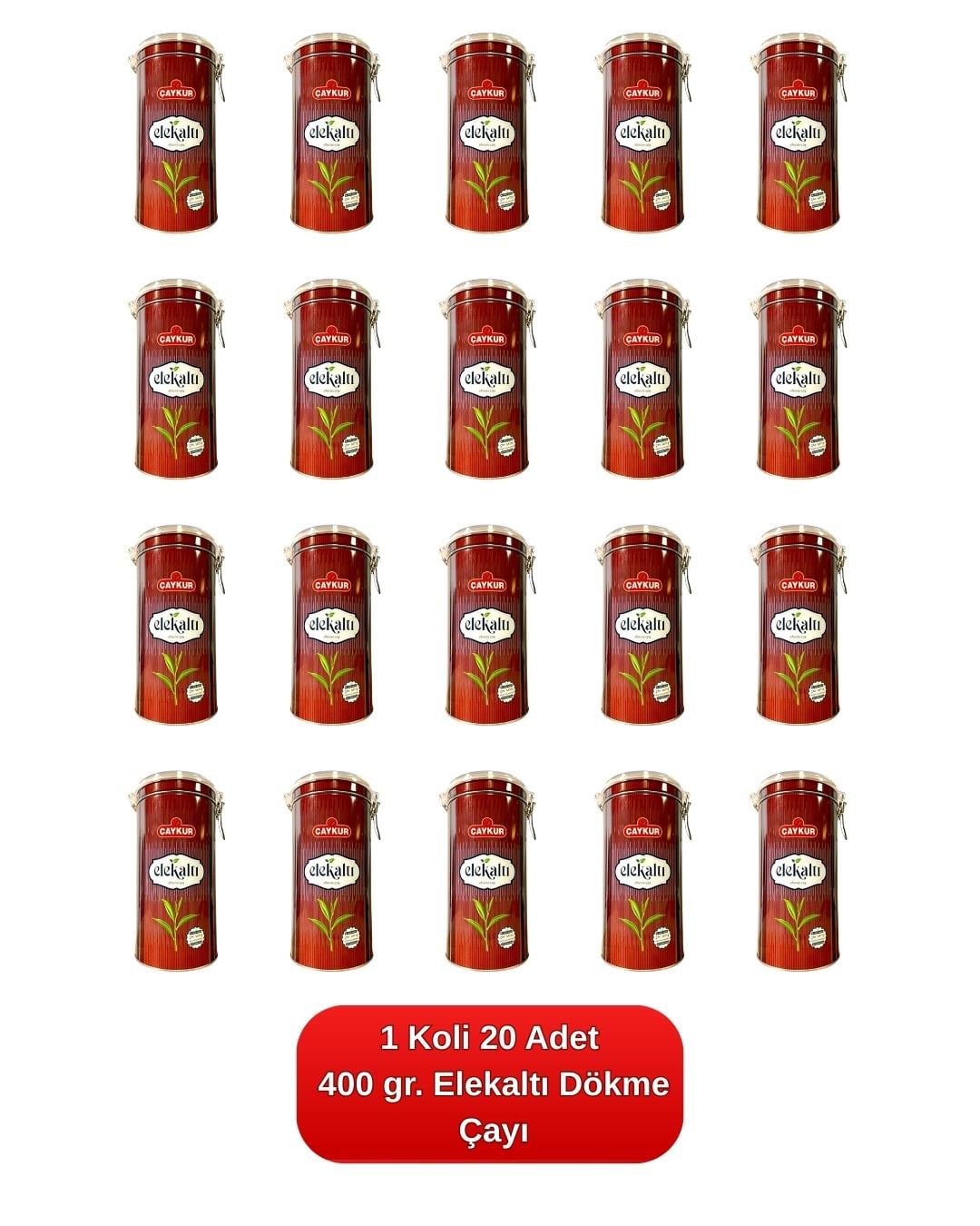 Elekaltı Dökme Çay 400 gr. 20'li Koli 