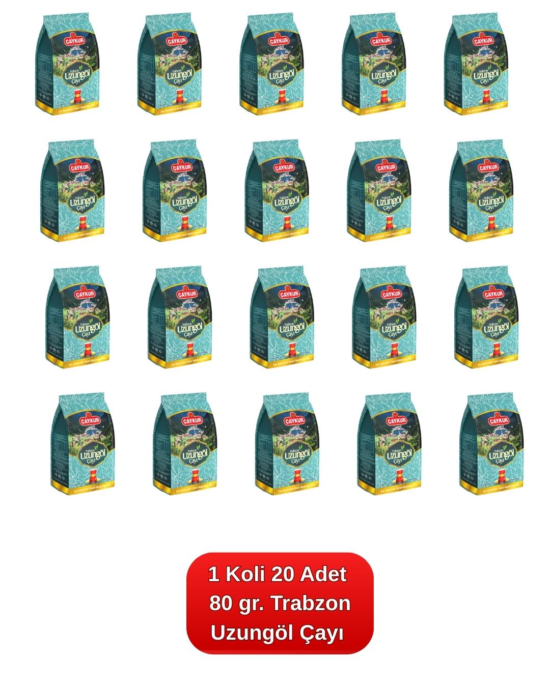 Trabzon Uzungöl Çayı 80 gr. 20'li Koli