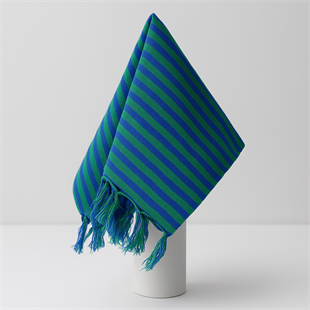 Yeşil Mavi Keşan Fular