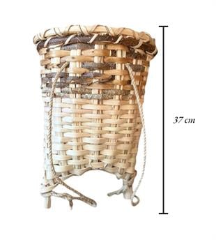 Yöresel Örme Çay Sepeti,Fındık Ağacı Sepet , Örme Sepet, Rize Sepeti Örme Rize Sepeti