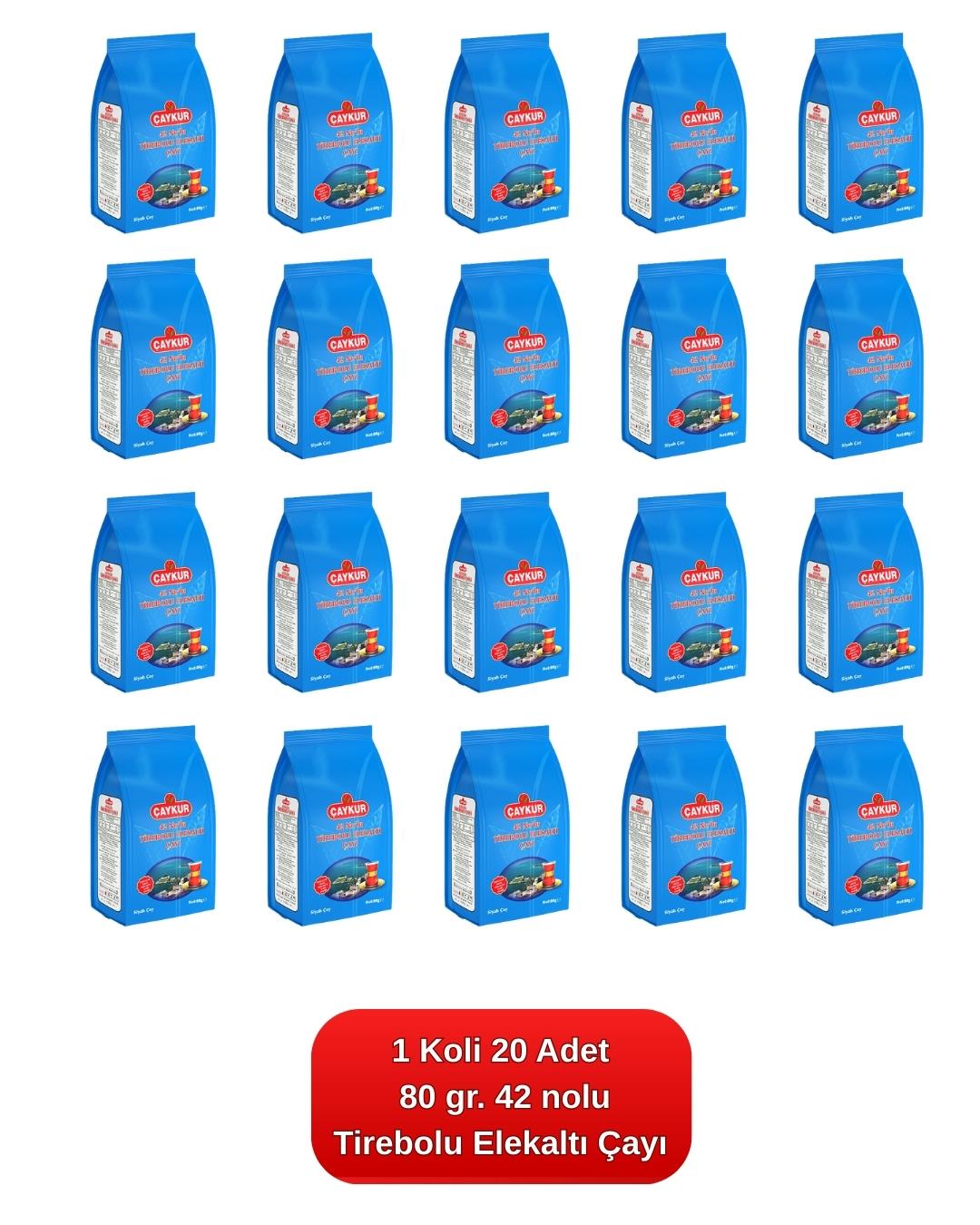 42 Nolu Tirebolu Elekaltı Çayı 80 gr. 20'li koli