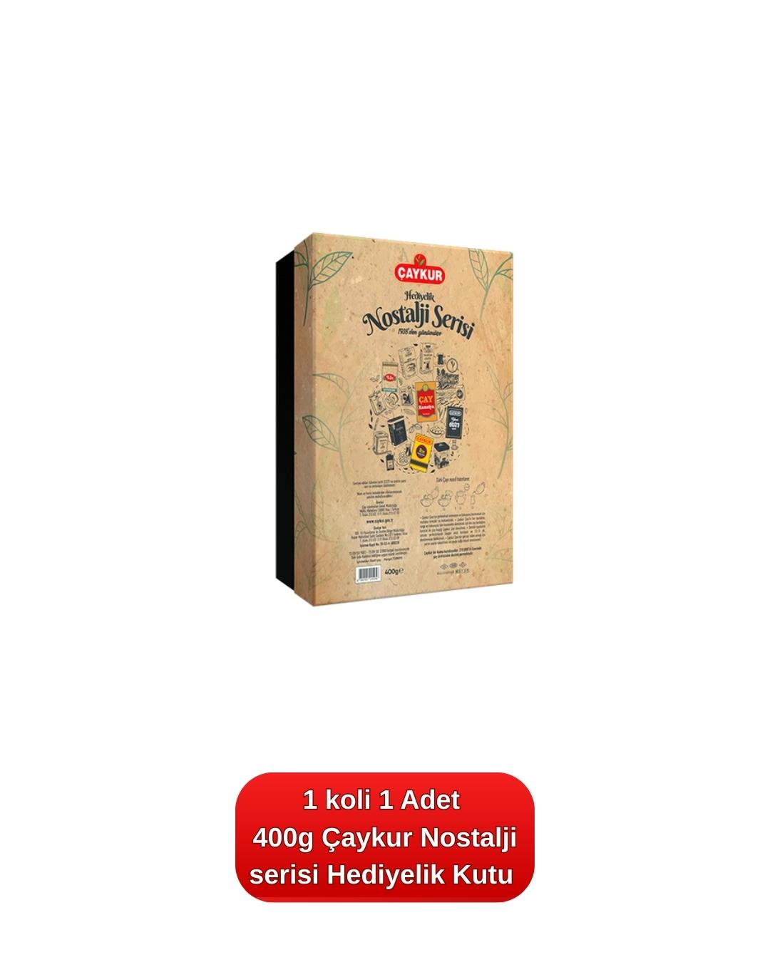 ÇAYKUR Nostalji Serisi Hediyelik Kutu 400 gr.