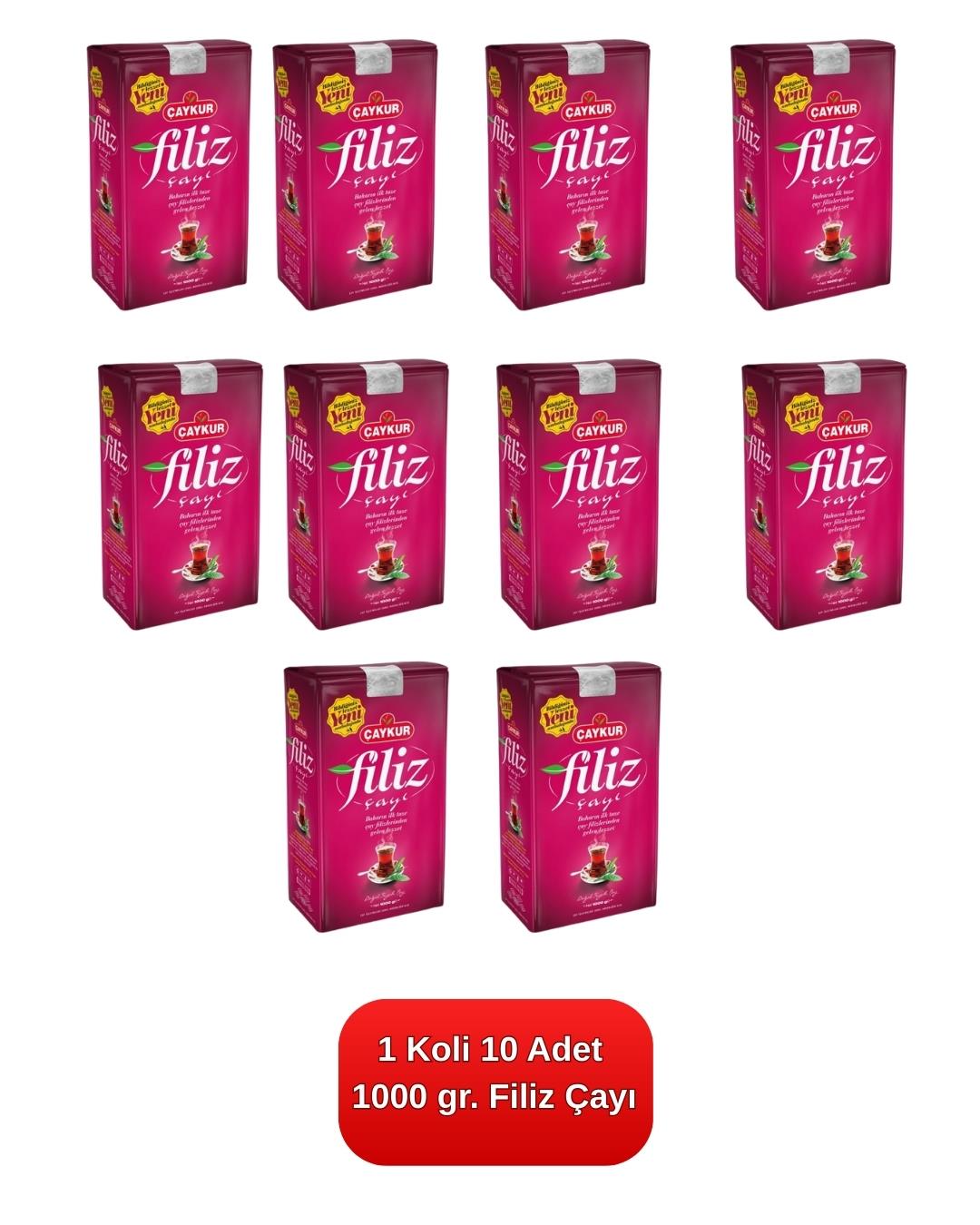 Filiz Çayı 1000 gr. 10'lu Koli