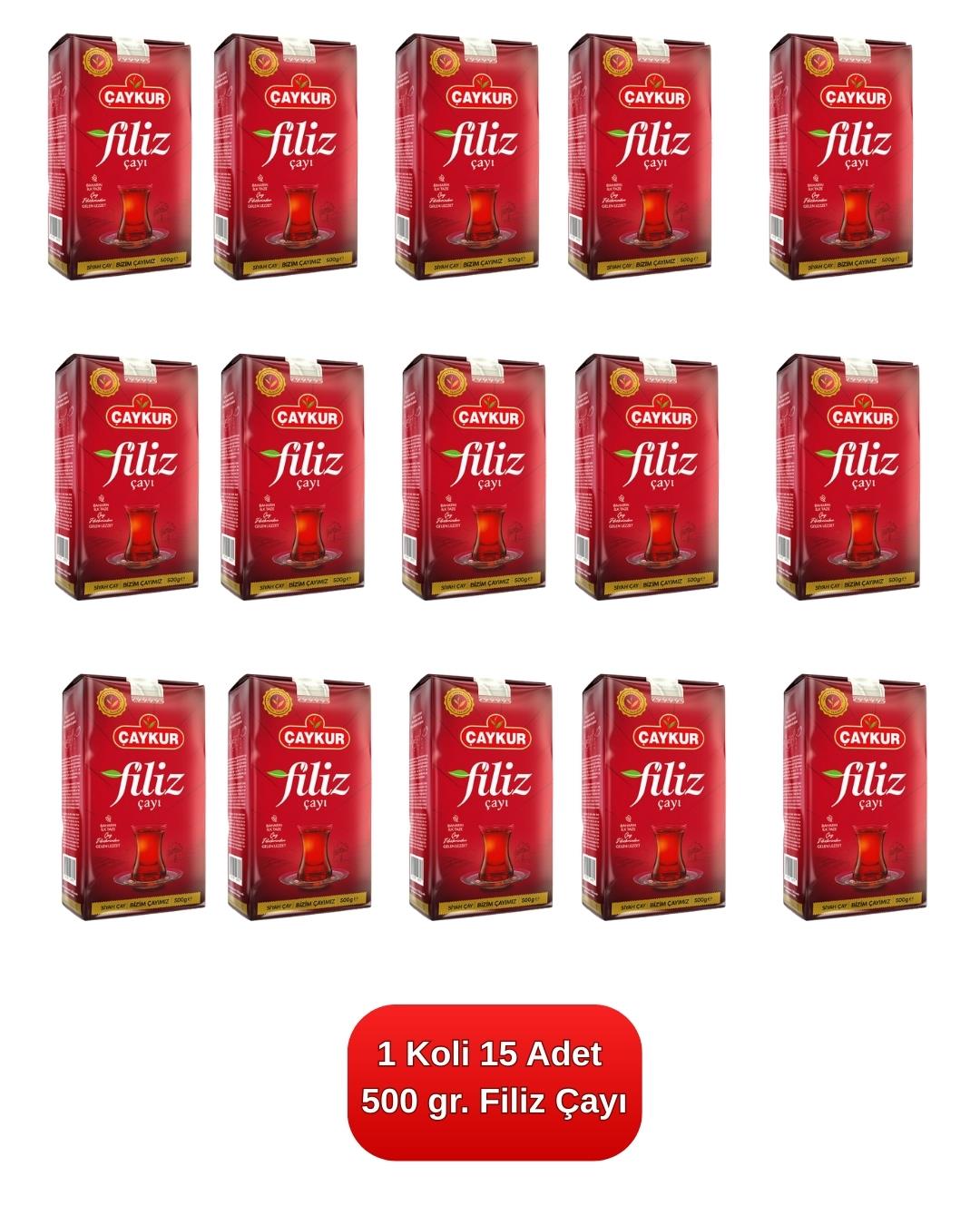 Filiz Çayı 500 gr. 15'li Koli