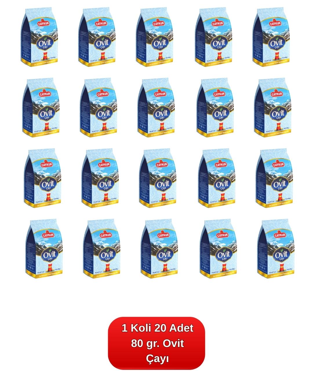 Ovit Çayı 80 gr. 20'li Koli