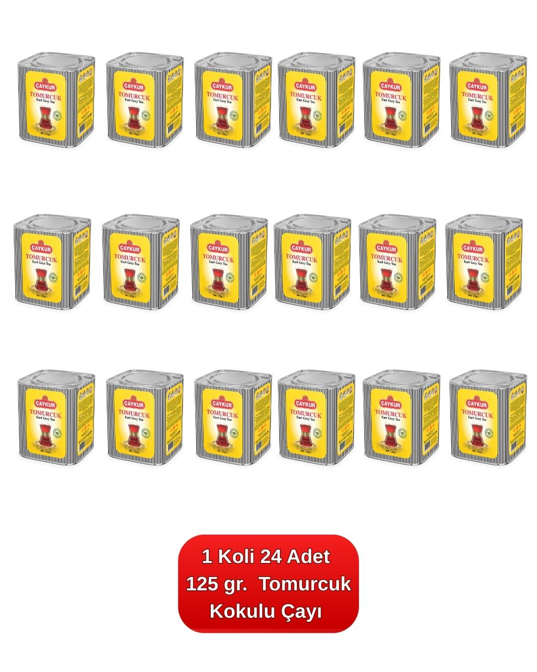 Tomurcuk Kokulu Çay 125 gr. 24'lü Koli