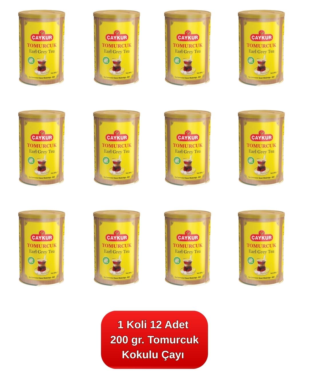 Tomurcuk Kokulu Çay (E.Grey) 200 gr. 12''li Koli