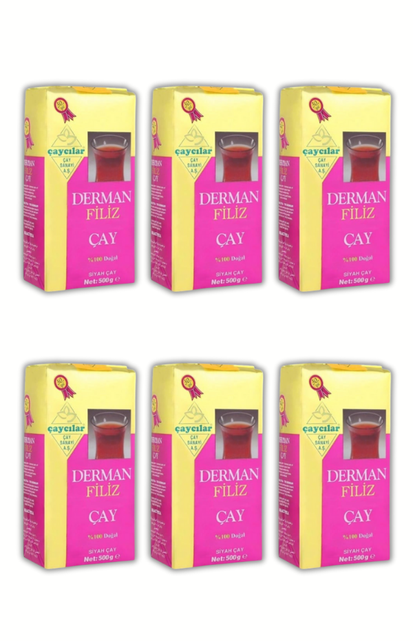 Derman Filiz Çay 500 gr 24'lü Koli