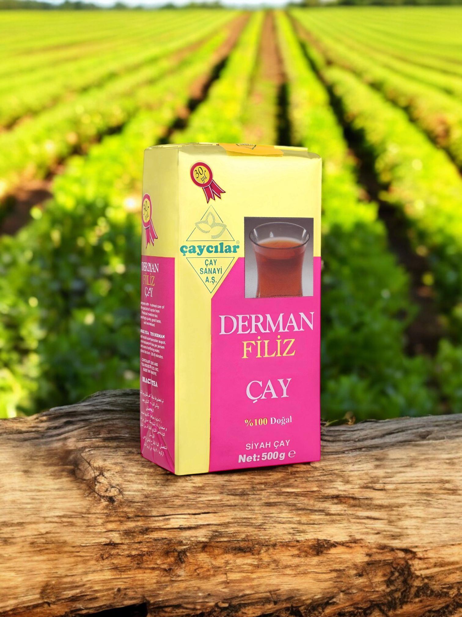 Derman Filiz Çay 500 gr 24'lü Koli