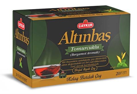 Altınbaş Kolay Bardak Süzen Poşet Çay Bergamot Aromalı 40 Gr
