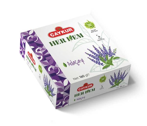 Herdem Yeşil Adaçayı Süzen Poşet 160 Gr
