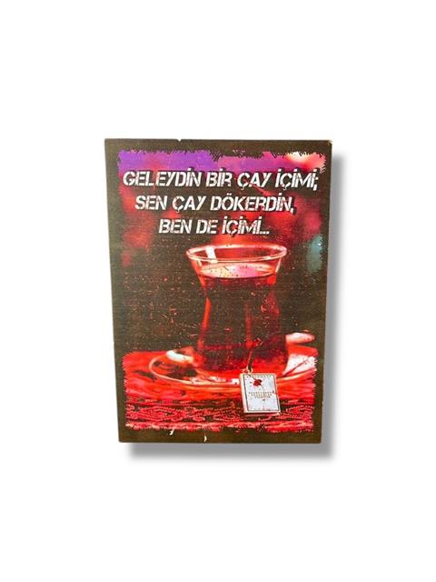 Dekoratif Duvar Yazıları ,Çay Konulu Yazılar