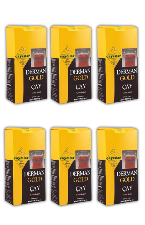 Derman Gold Çay 1000 gr 12'li Koli