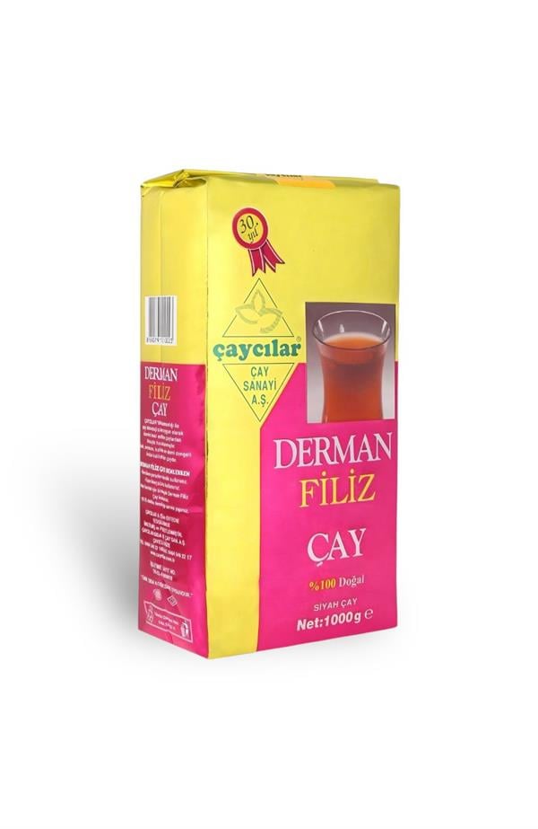 Derman Filiz Çay 1000 gr 12'li Koli